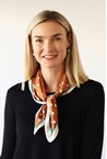 POLKA DOT SCARF - umber crea